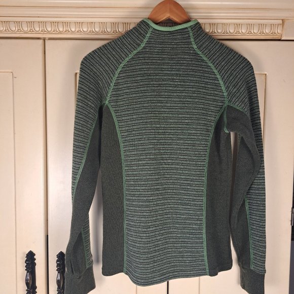 KUHL Women's Sovana Pullover Forest Green 1/4 Zip Long Sleeve Chianti Fleece Sm - Picture 8 of 10